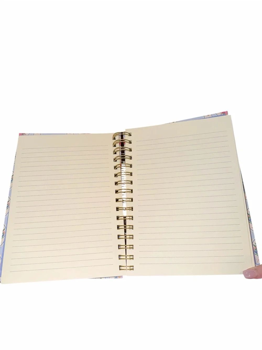 Clementine Recycled Light Blue Floral Spiral Notebook - Notes. NWT